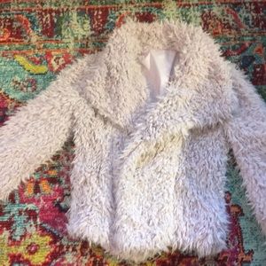 Betsey Johnson reversible Sherpa Jacket sz s